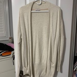 Talula cardigan size small- cream beige colour